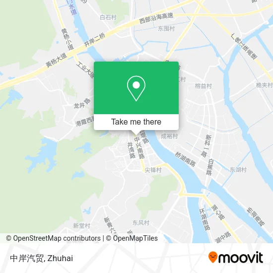 中岸汽贸 map