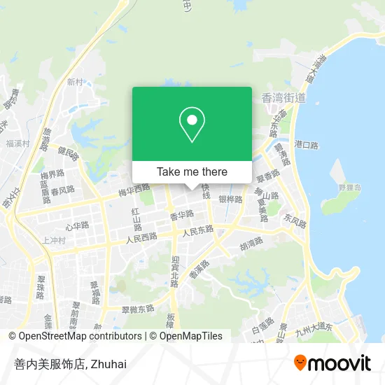 善内美服饰店 map