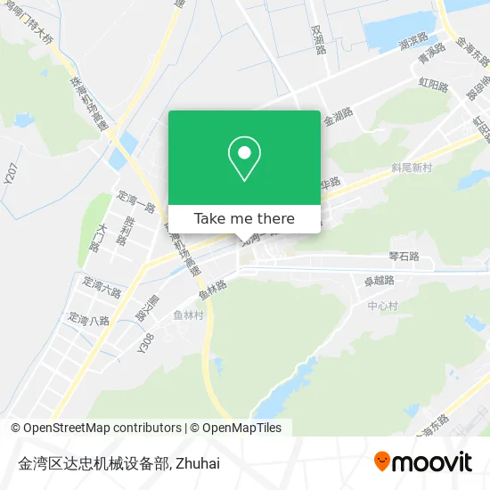 金湾区达忠机械设备部 map