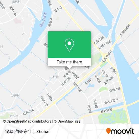 愉翠雅园-东1门 map