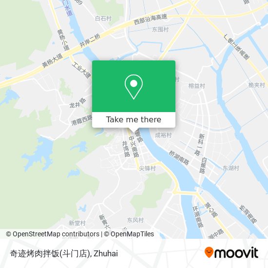 奇迹烤肉拌饭(斗门店) map