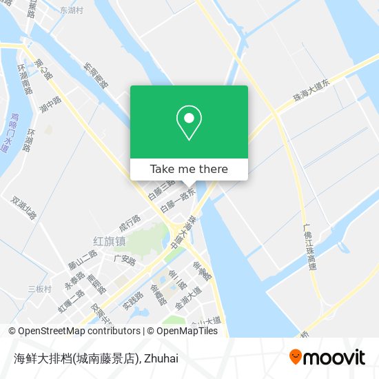 海鲜大排档(城南藤景店) map