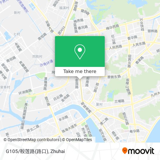 G105/鞍莲路(路口) map