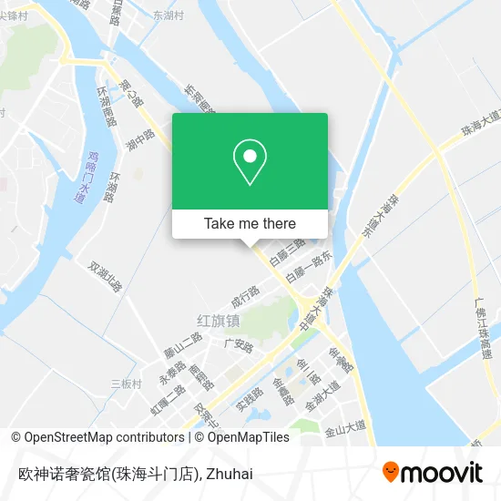 欧神诺奢瓷馆(珠海斗门店) map