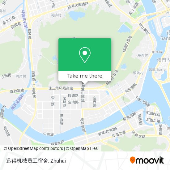 How To Get To 迅得机械员工宿舍in 香洲区by Bus