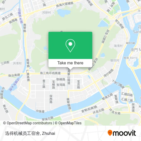 迅得机械员工宿舍 map