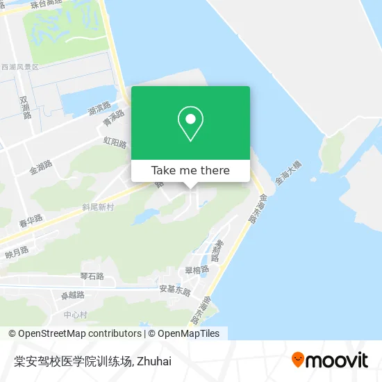 棠安驾校医学院训练场 map
