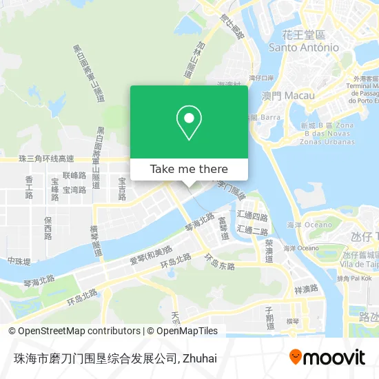 珠海市磨刀门围垦综合发展公司 map
