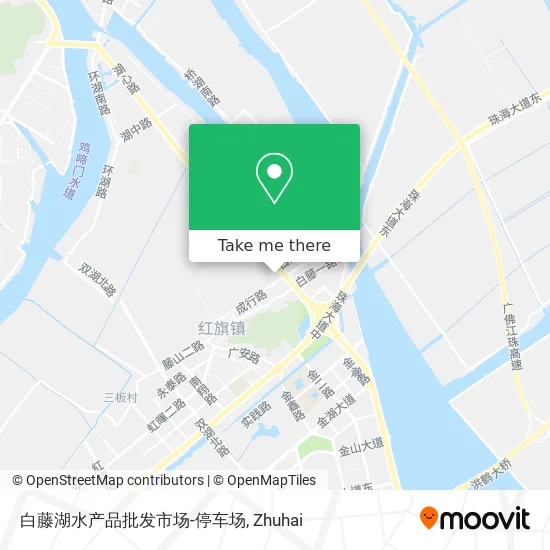 白藤湖水产品批发市场-停车场 map