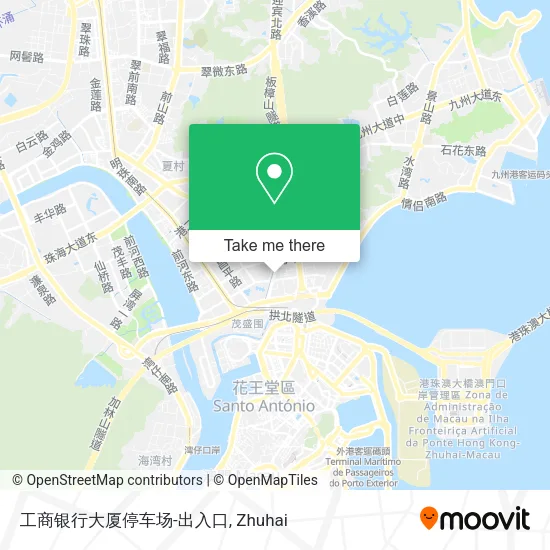 工商银行大厦停车场-出入口 map