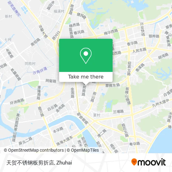 天贺不锈钢板剪折店 map