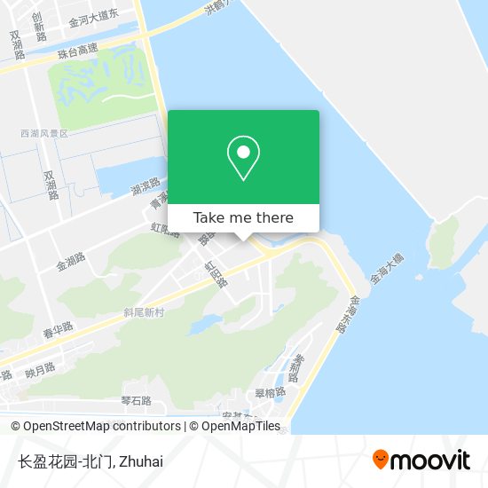 长盈花园-北门 map