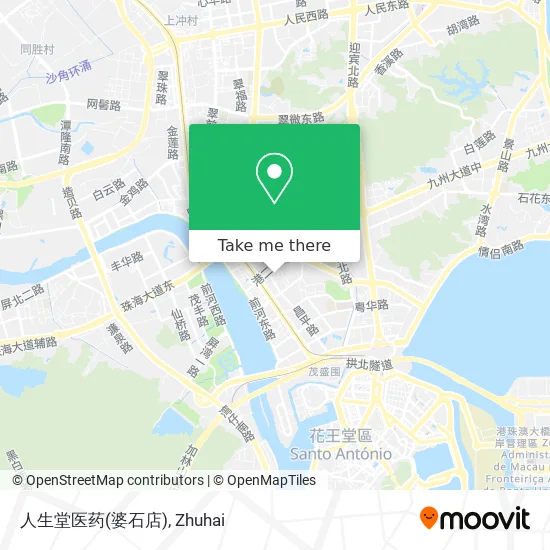 人生堂医药(婆石店) map