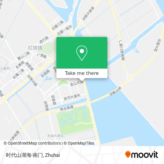 时代山湖海-南门 map