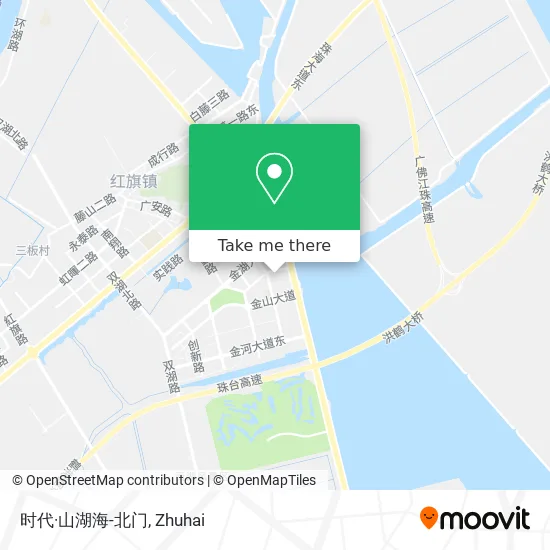 时代·山湖海-北门 map