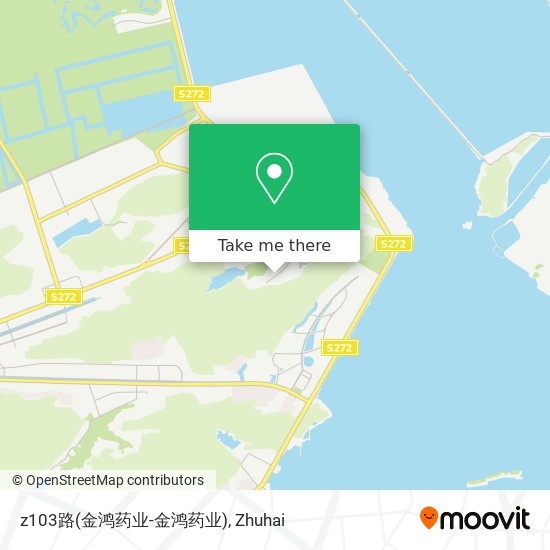 z103路(金鸿药业-金鸿药业) map