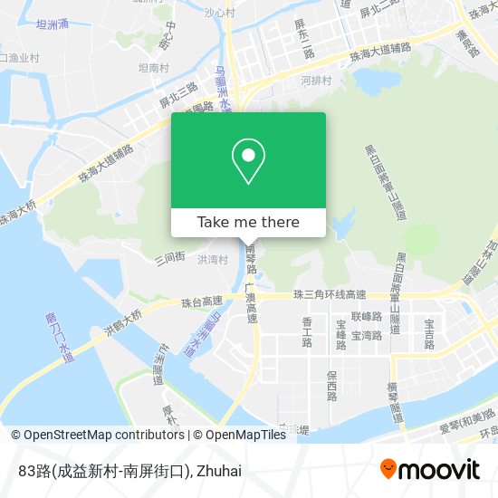83路(成益新村-南屏街口) map