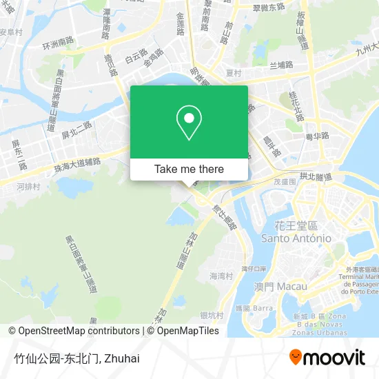 竹仙公园-东北门 map