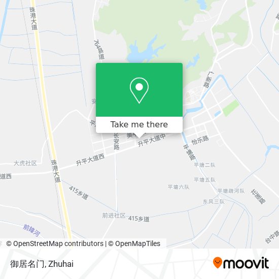 御居名门 map