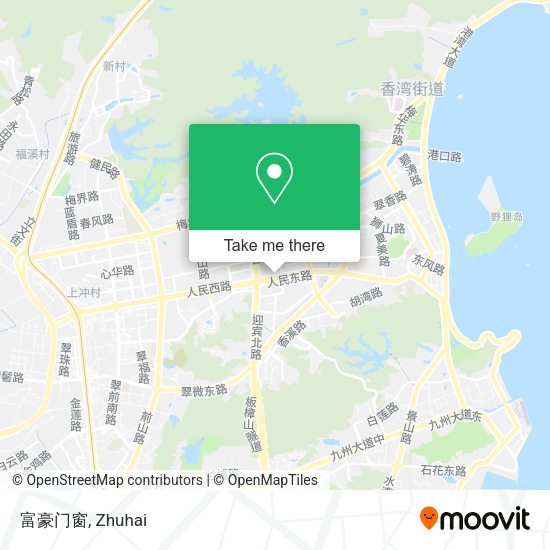 富豪门窗 map