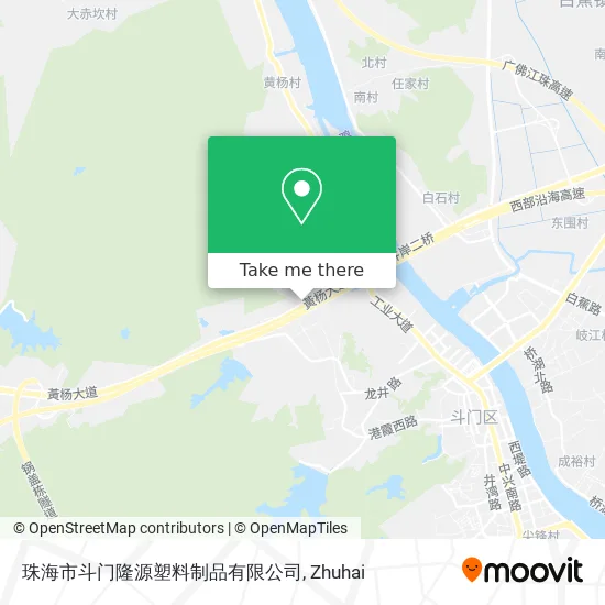 珠海市斗门隆源塑料制品有限公司 map