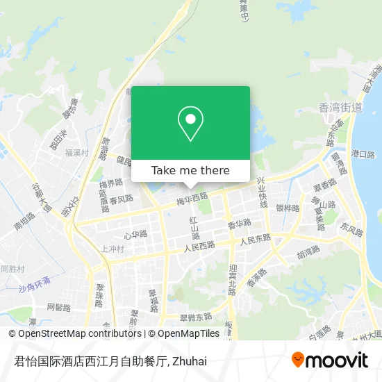 君怡国际酒店西江月自助餐厅 map