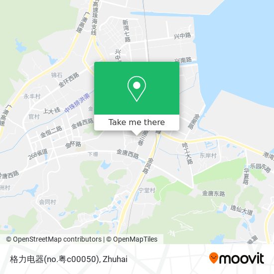 格力电器(no.粤c00050) map