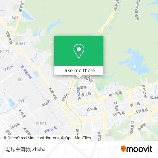 老坛主酒坊 map