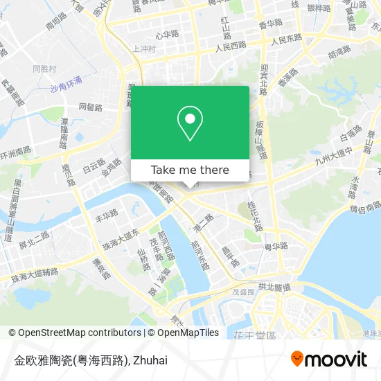 金欧雅陶瓷(粤海西路) map