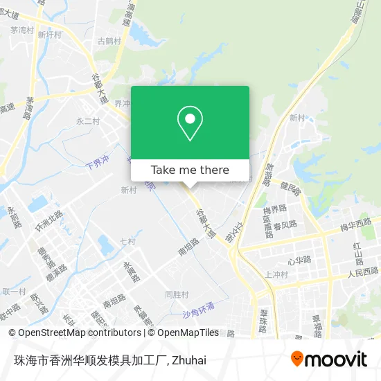 珠海市香洲华顺发模具加工厂 map