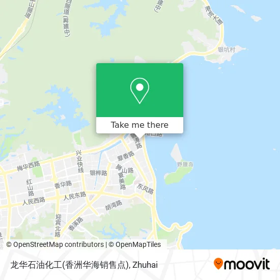 龙华石油化工(香洲华海销售点) map