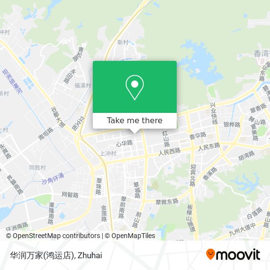 华润万家(鸿运店) map