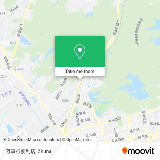 万事行便利店 map