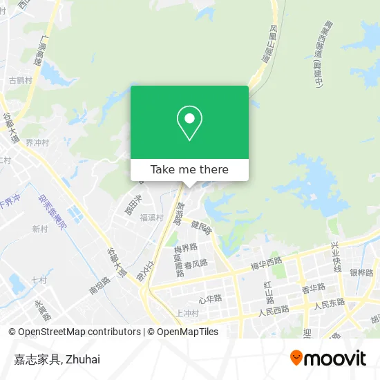 嘉志家具 map