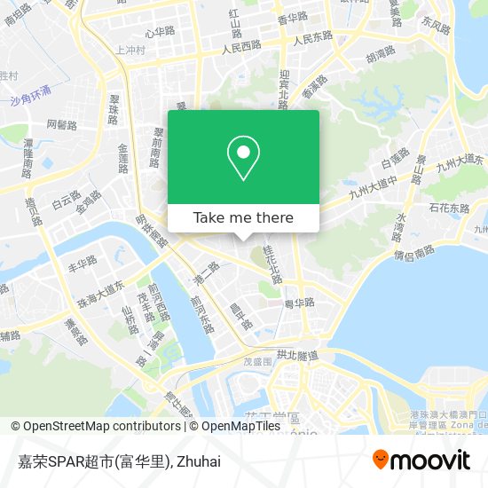 嘉荣SPAR超市(富华里) map