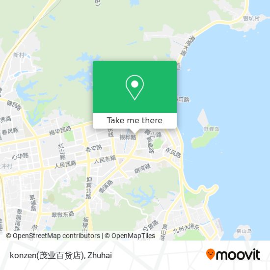 konzen(茂业百货店) map
