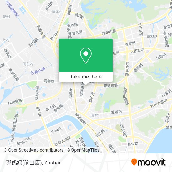 郭妈妈(前山店) map