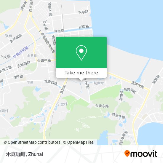 禾庭咖啡 map