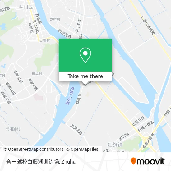 合一驾校白藤湖训练场 map