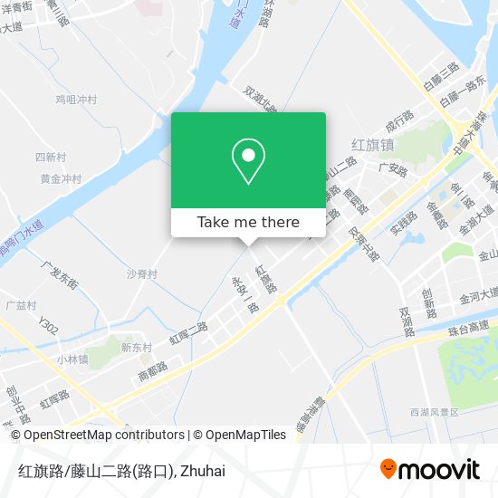 红旗路/藤山二路(路口) map