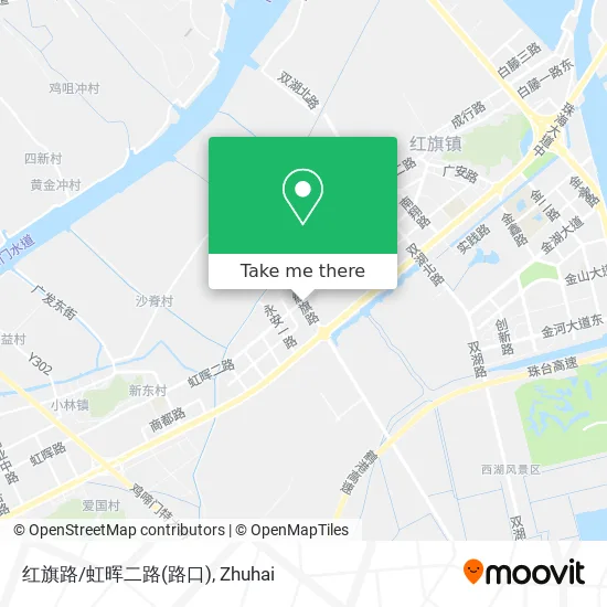 红旗路/虹晖二路(路口) map