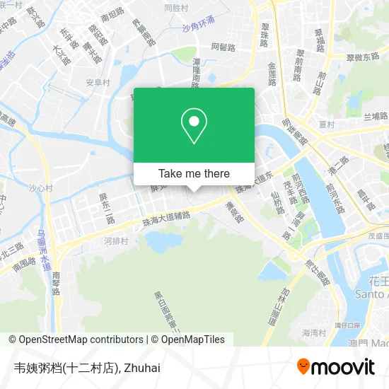 韦姨粥档(十二村店) map
