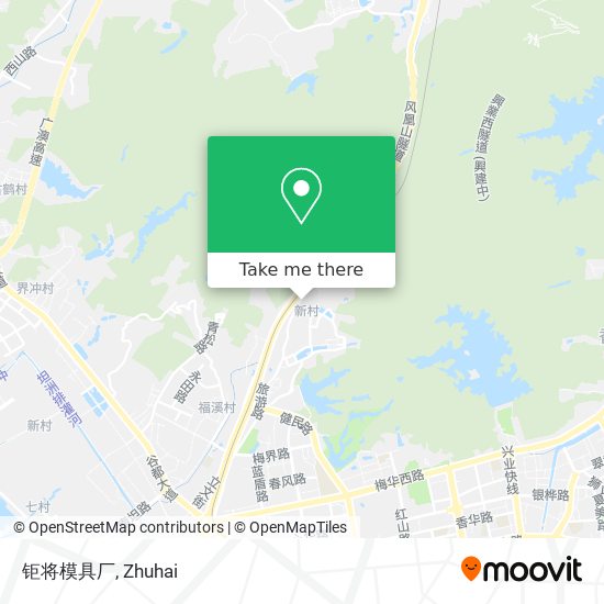 钜将模具厂 map