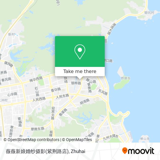 薇薇新娘婚纱摄影(紫荆路店) map