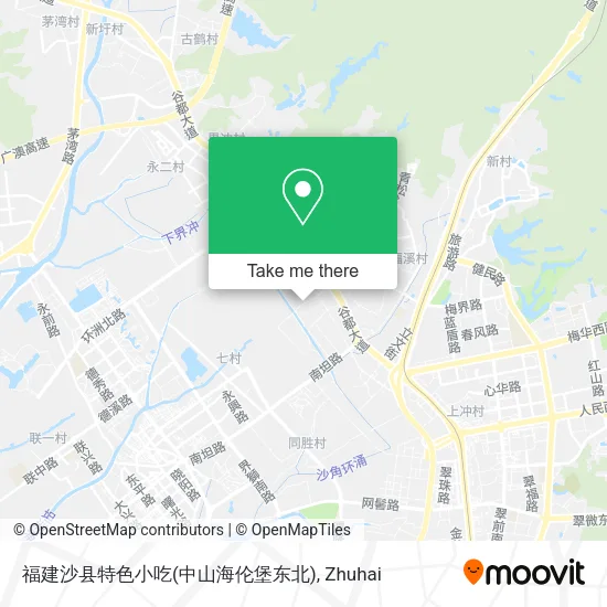 福建沙县特色小吃(中山海伦堡东北) map