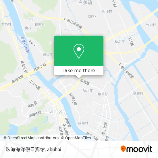 珠海海洋假日宾馆 map
