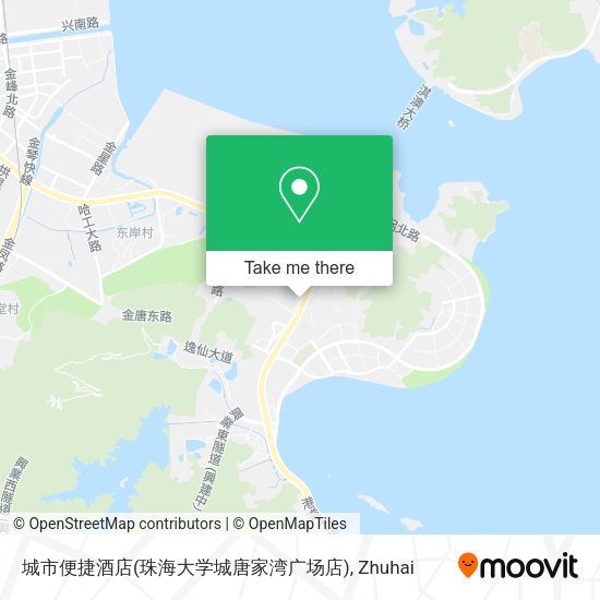 城市便捷酒店(珠海大学城唐家湾广场店) map