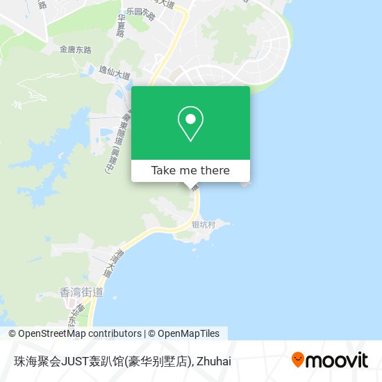 珠海聚会JUST轰趴馆(豪华别墅店) map