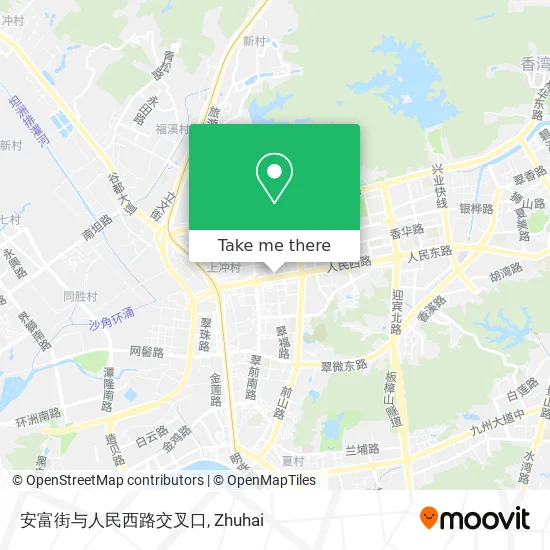 安富街与人民西路交叉口 map