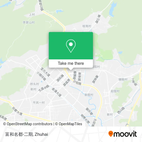 富和名都-二期 map